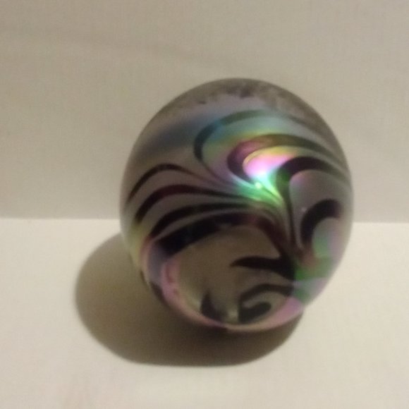 Vintage L.C. Tiffany Favrile Pulled Feather Iridescent Art Glass Vase Signed - Picture 11 of 15